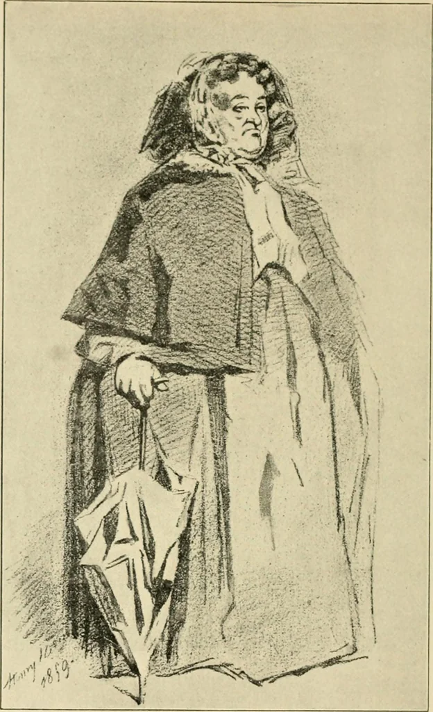 An illustration from Skämtbilden och dess historia i konsten, 1910, leaf 165