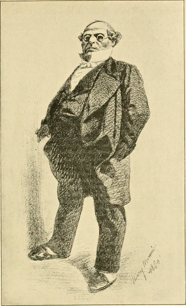 An illustration from Skämtbilden och dess historia i konsten, 1910, leaf 166
