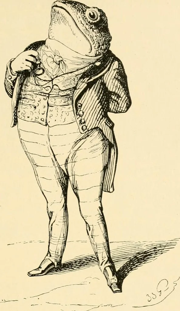 An illustration from Skämtbilden och dess historia i konsten, 1910, leaf 172