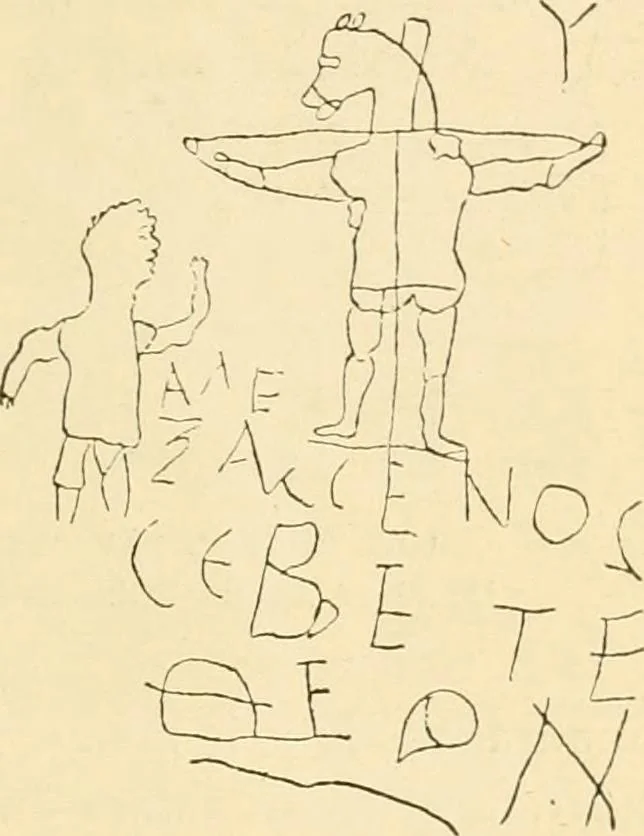 An illustration from Skämtbilden och dess historia i konsten, 1910, leaf 18
