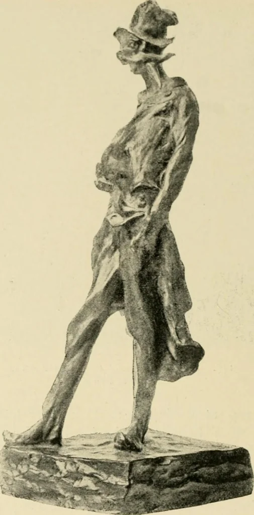 An illustration from Skämtbilden och dess historia i konsten, 1910, leaf 191