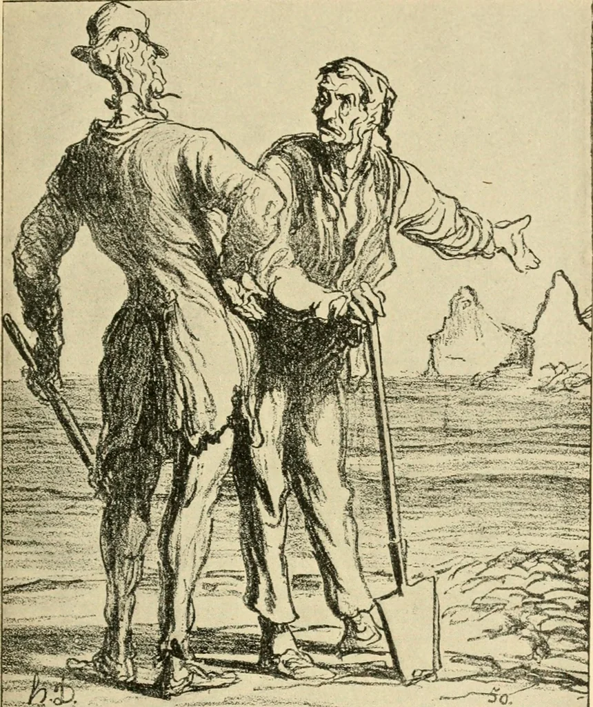 An illustration from Skämtbilden och dess historia i konsten, 1910, leaf 192