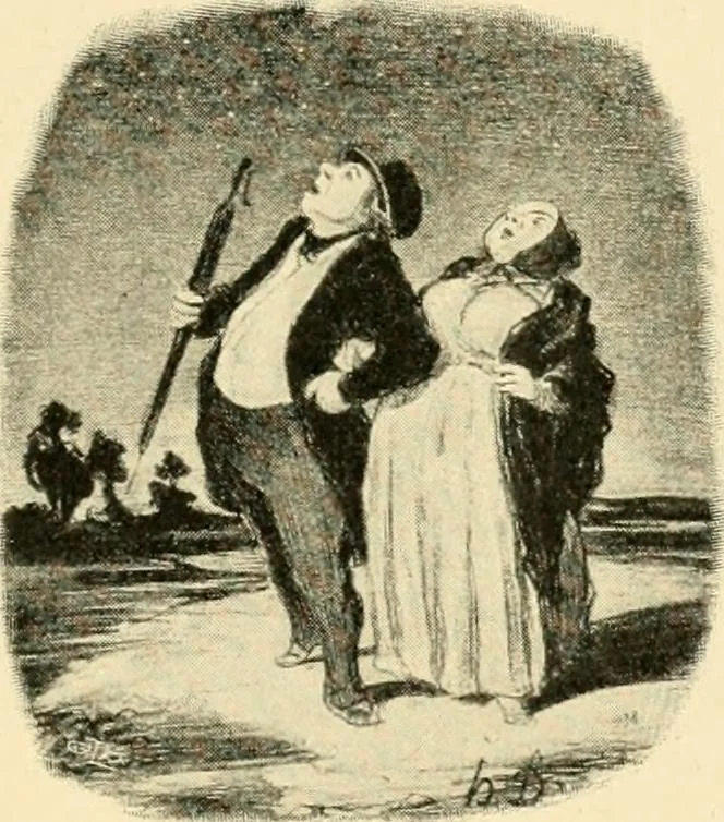 An illustration from Skämtbilden och dess historia i konsten, 1910, leaf 198