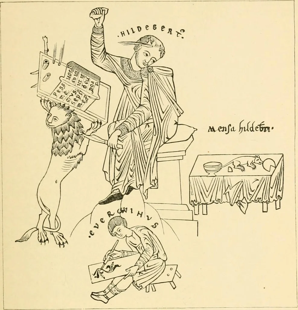 An illustration from Skämtbilden och dess historia i konsten, 1910, leaf 20
