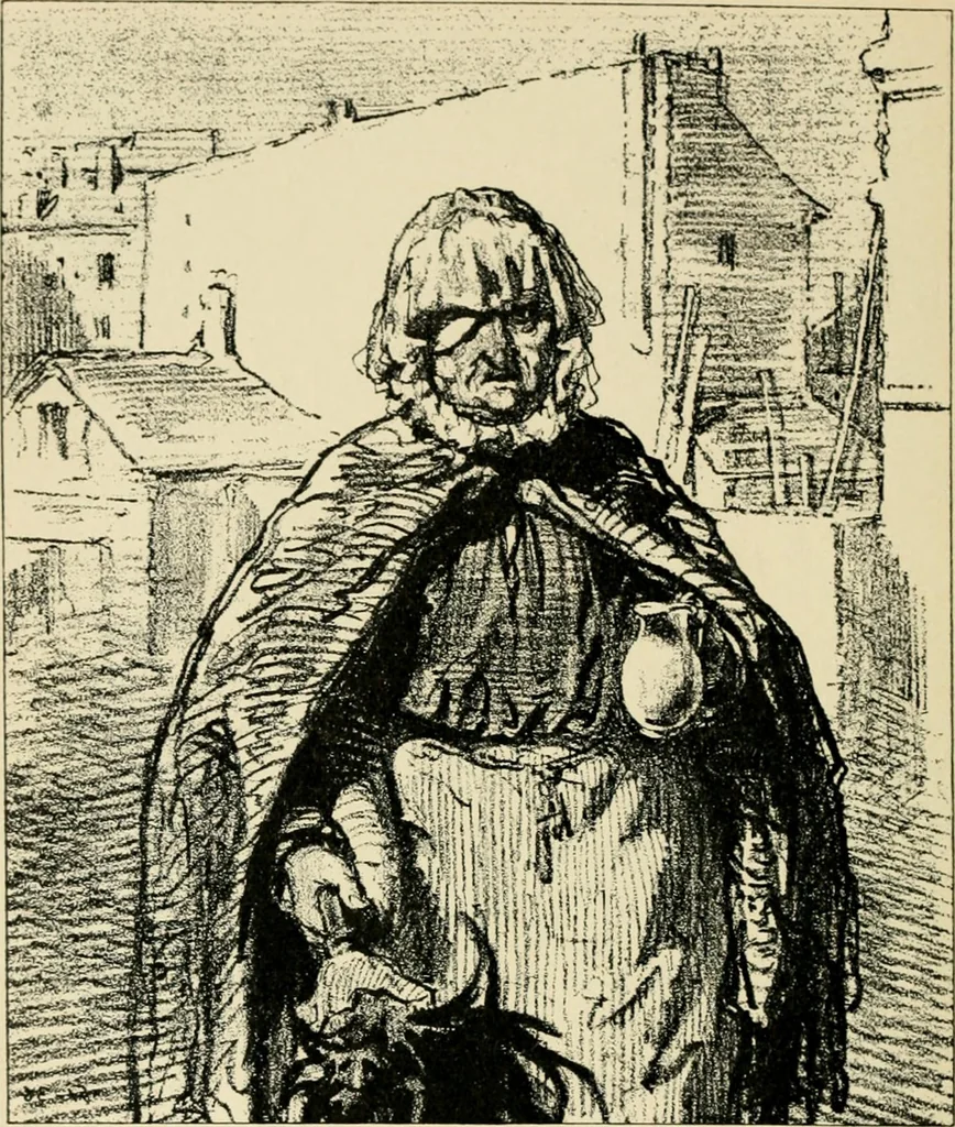 An illustration from Skämtbilden och dess historia i konsten, 1910, leaf 211