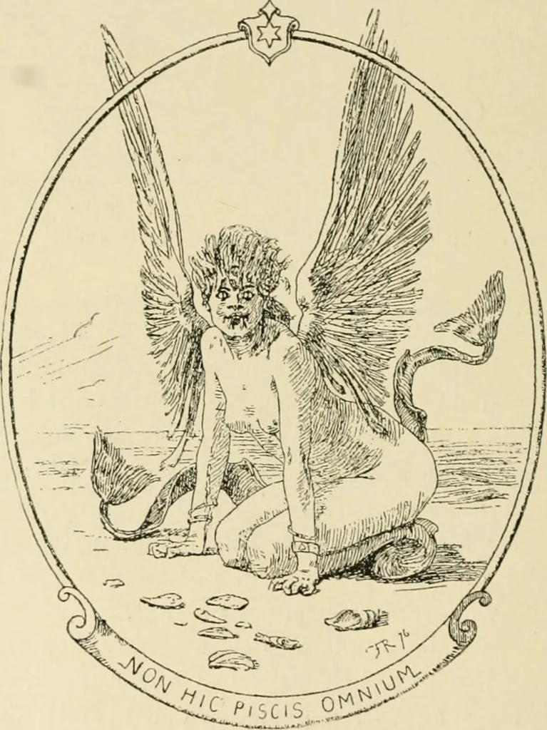 An illustration from Skämtbilden och dess historia i konsten, 1910, leaf 225