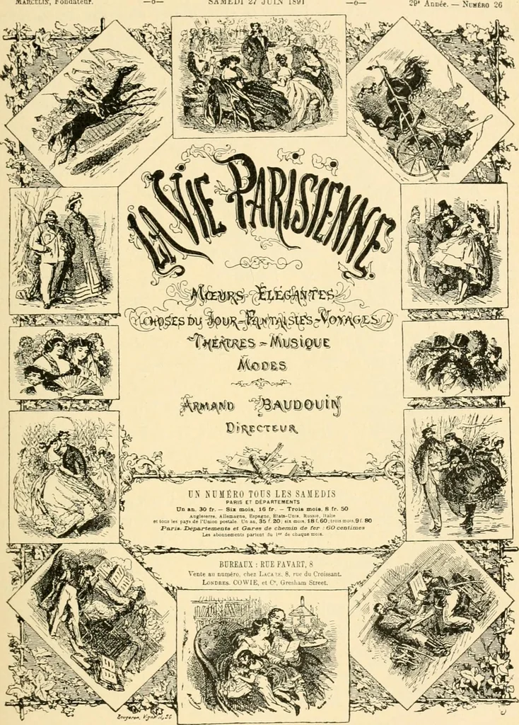An illustration from Skämtbilden och dess historia i konsten, 1910, leaf 228