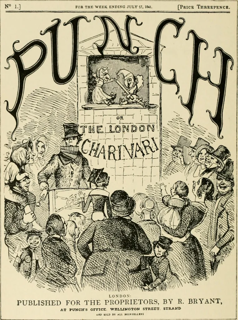 An illustration from Skämtbilden och dess historia i konsten, 1910, leaf 235