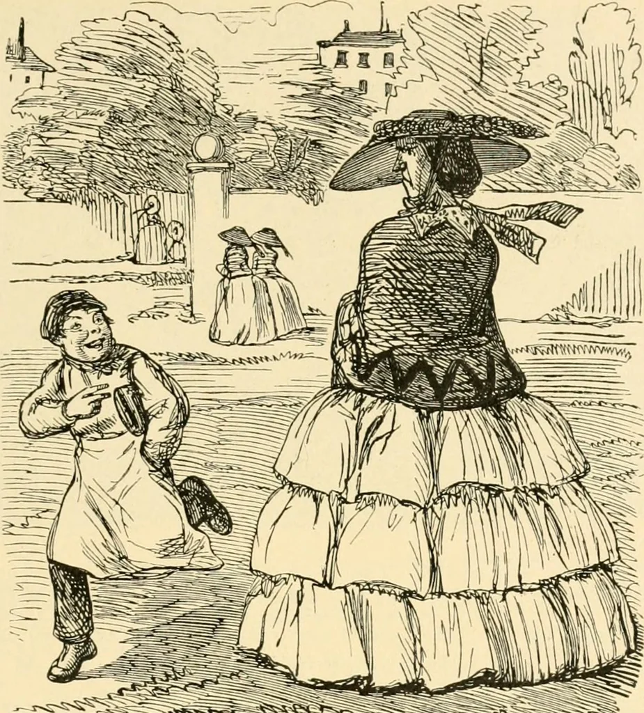 An illustration from Skämtbilden och dess historia i konsten, 1910, leaf 246