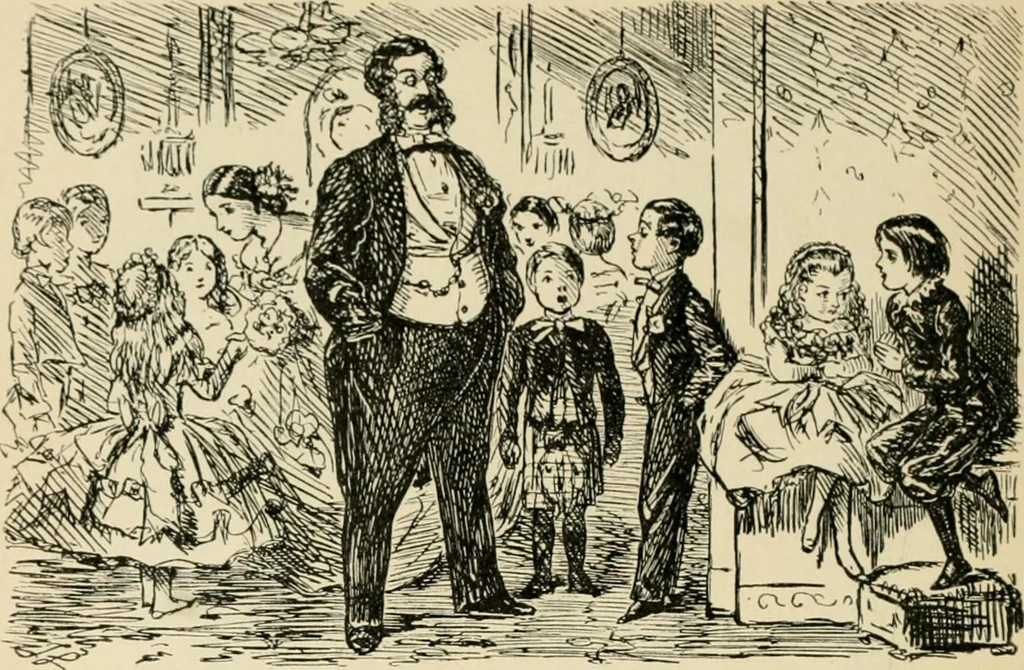 An illustration from Skämtbilden och dess historia i konsten, 1910, leaf 247