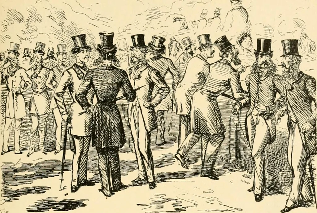 An illustration from Skämtbilden och dess historia i konsten, 1910, leaf 250