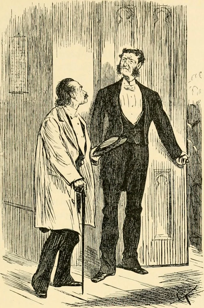 An illustration from Skämtbilden och dess historia i konsten, 1910, leaf 268