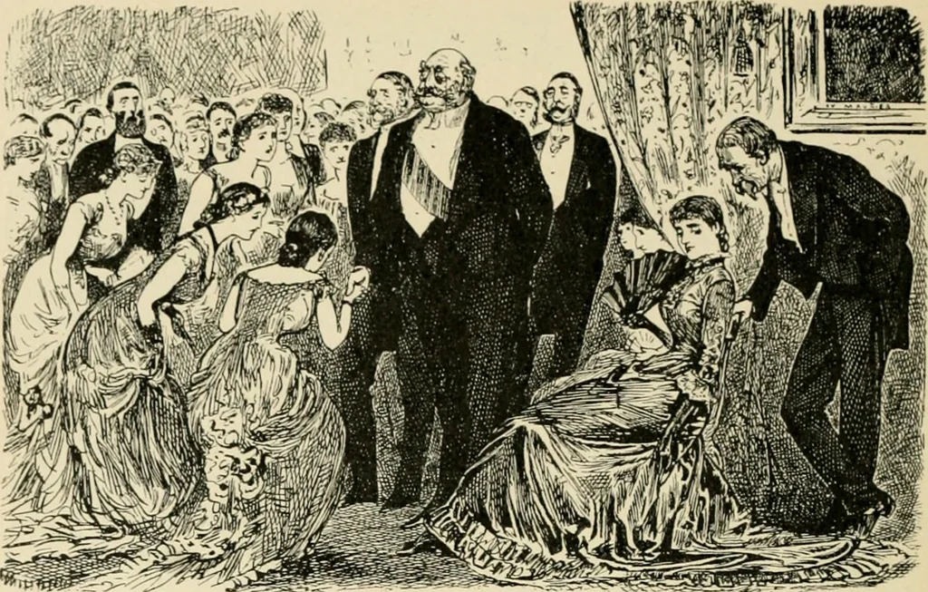 An illustration from Skämtbilden och dess historia i konsten, 1910, leaf 273