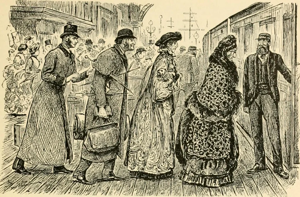 An illustration from Skämtbilden och dess historia i konsten, 1910, leaf 274