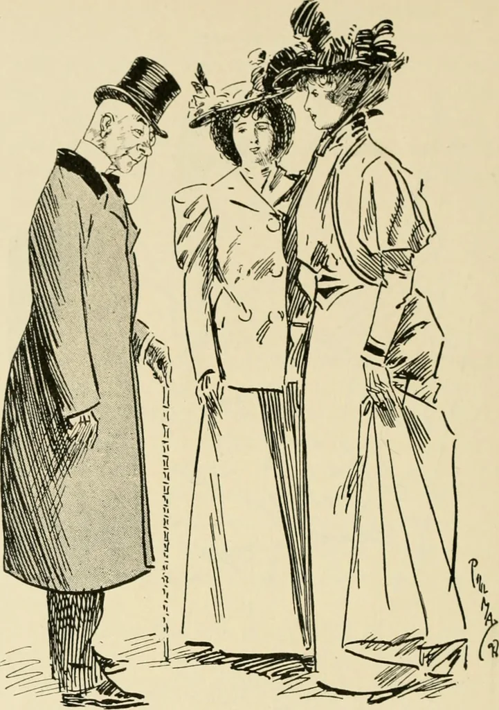 An illustration from Skämtbilden och dess historia i konsten, 1910, leaf 279