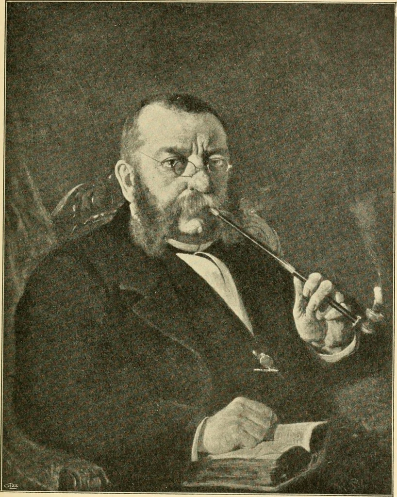 An illustration from Skämtbilden och dess historia i konsten, 1910, leaf 290