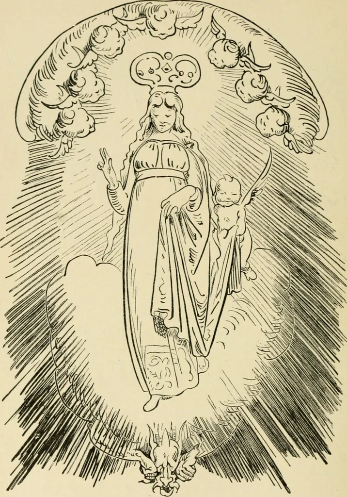 An illustration from Skämtbilden och dess historia i konsten, 1910, leaf 303