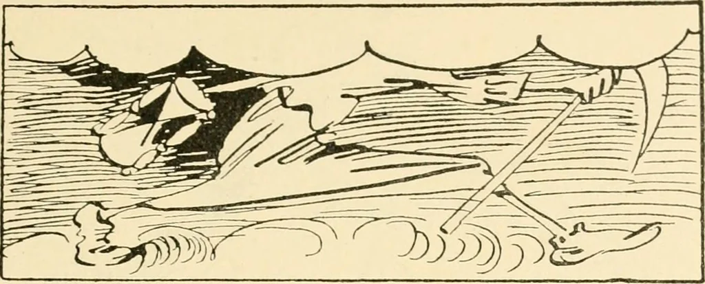 An illustration from Skämtbilden och dess historia i konsten, 1910, leaf 306