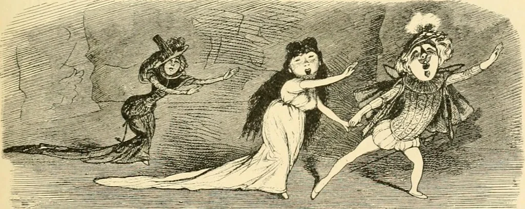 An illustration from Skämtbilden och dess historia i konsten, 1910, leaf 314