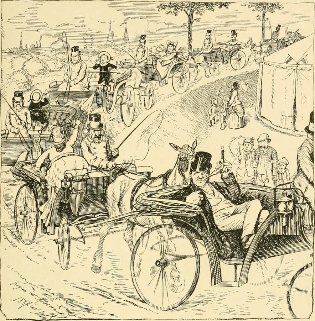 An illustration from Skämtbilden och dess historia i konsten, 1910, leaf 316