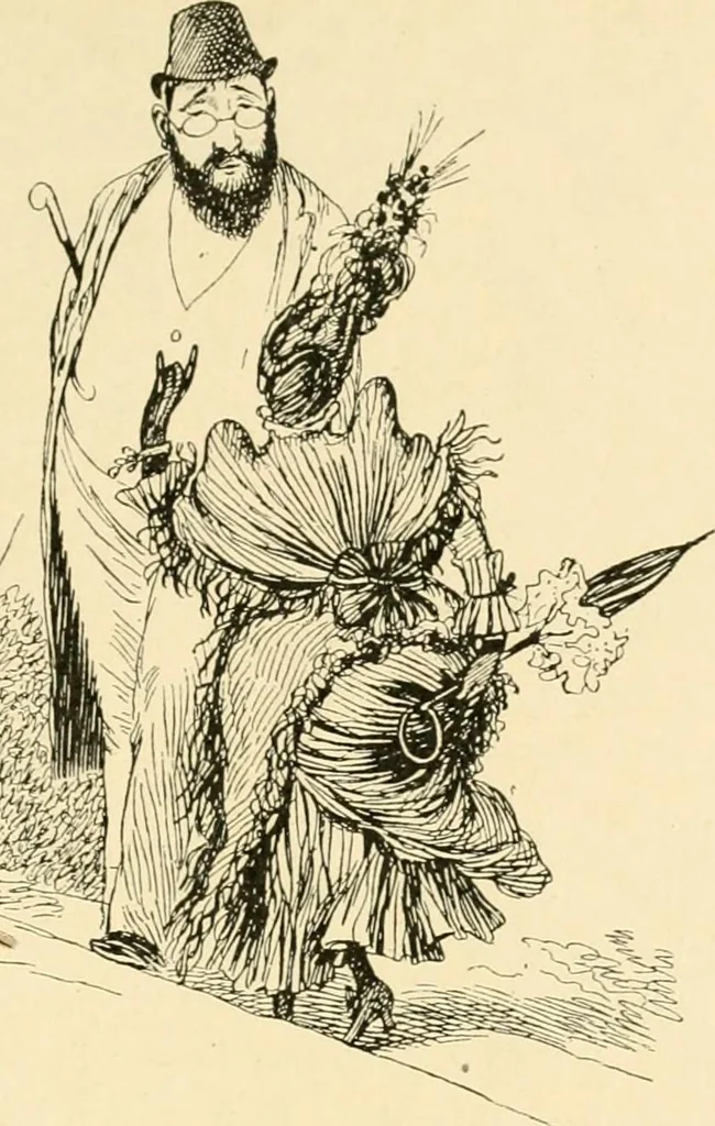 An illustration from Skämtbilden och dess historia i konsten, 1910, leaf 322