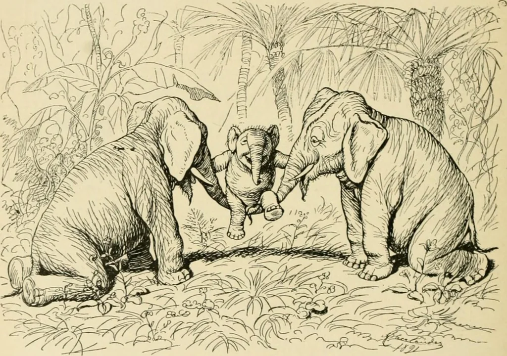 An illustration from Skämtbilden och dess historia i konsten, 1910, leaf 327