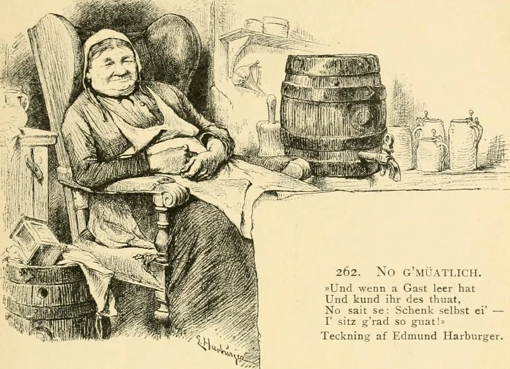 An illustration from Skämtbilden och dess historia i konsten, 1910, leaf 330
