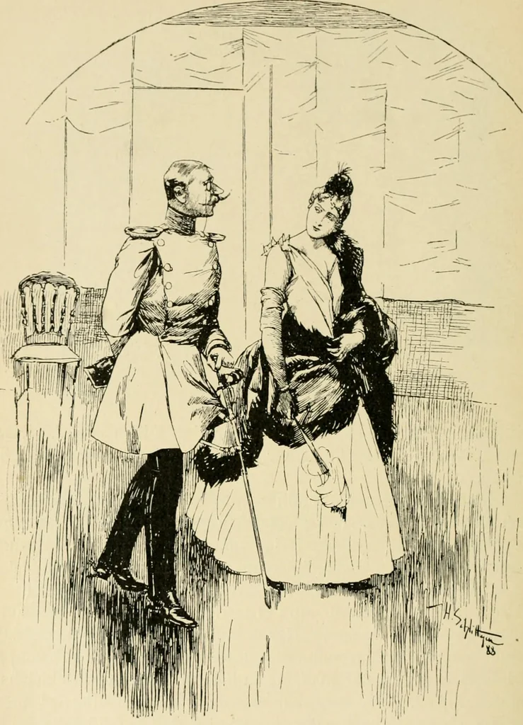 An illustration from Skämtbilden och dess historia i konsten, 1910, leaf 331