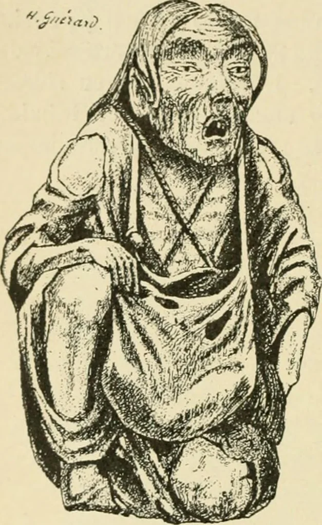 An illustration from Skämtbilden och dess historia i konsten, 1910, leaf 341