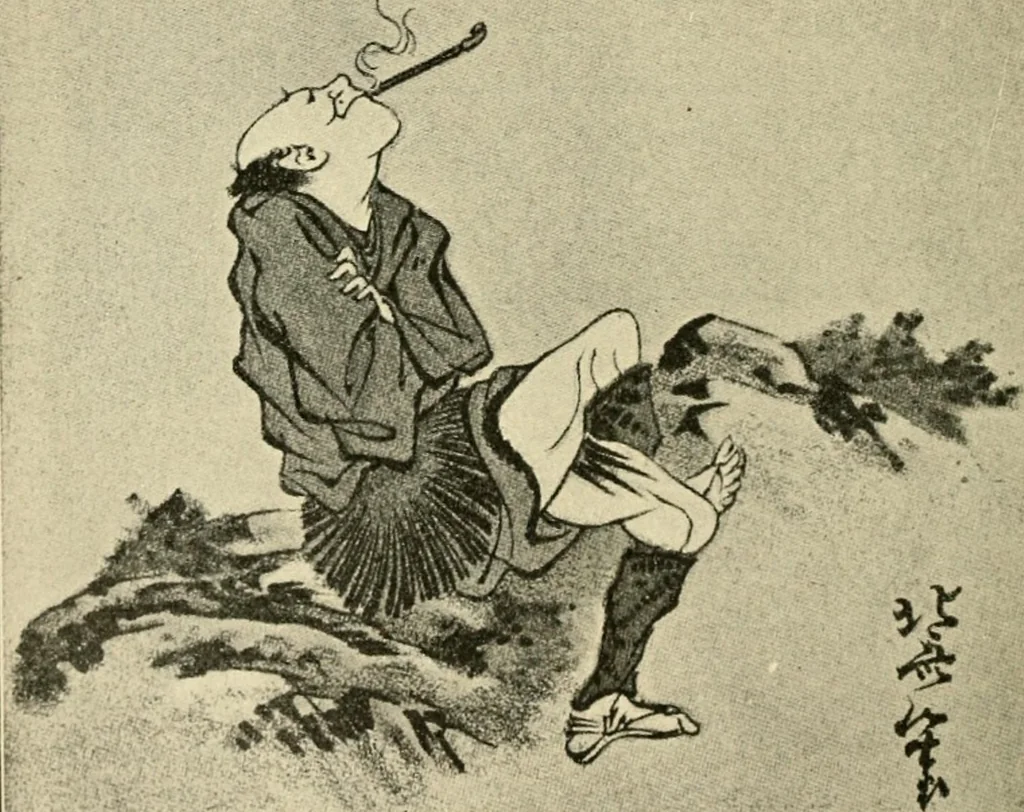 An illustration from Skämtbilden och dess historia i konsten, 1910, leaf 343
