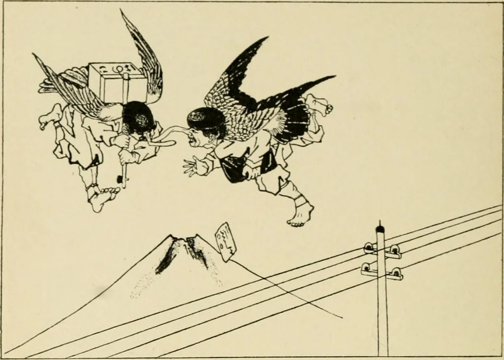 An illustration from Skämtbilden och dess historia i konsten, 1910, leaf 347