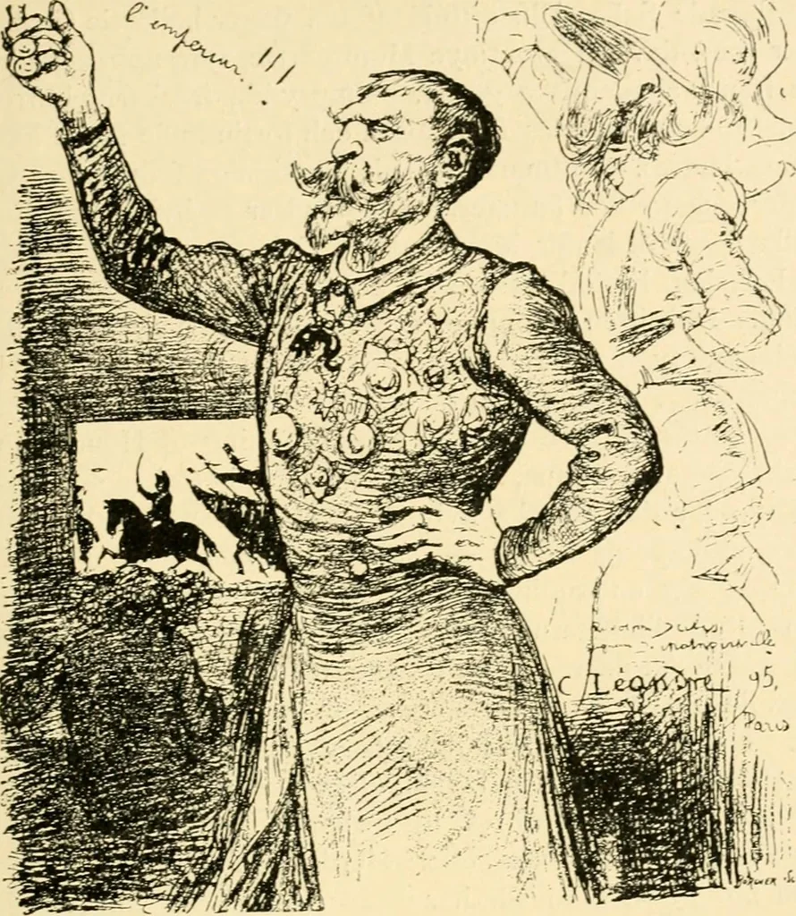 An illustration from Skämtbilden och dess historia i konsten, 1910, leaf 356