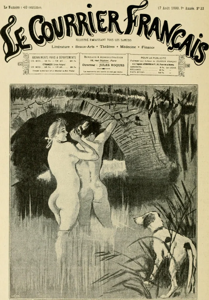 An illustration from Skämtbilden och dess historia i konsten, 1910, leaf 359