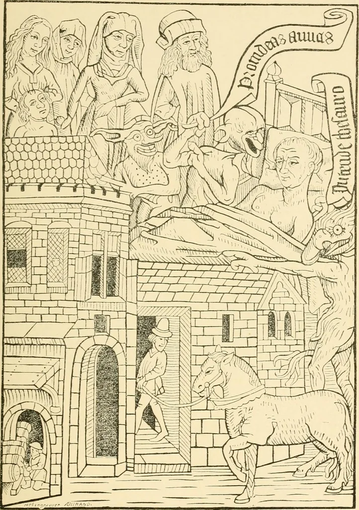 An illustration from Skämtbilden och dess historia i konsten, 1910, leaf 36