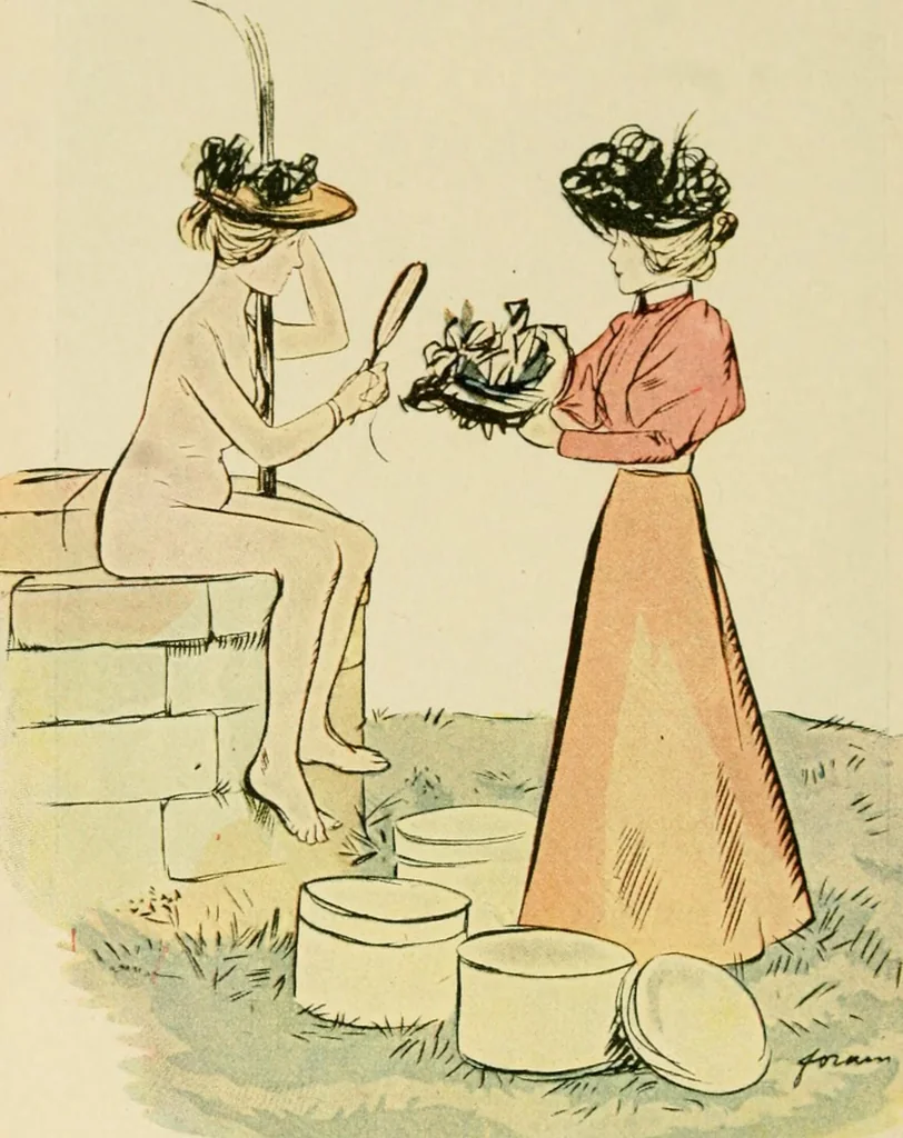An illustration from Skämtbilden och dess historia i konsten, 1910, leaf 369