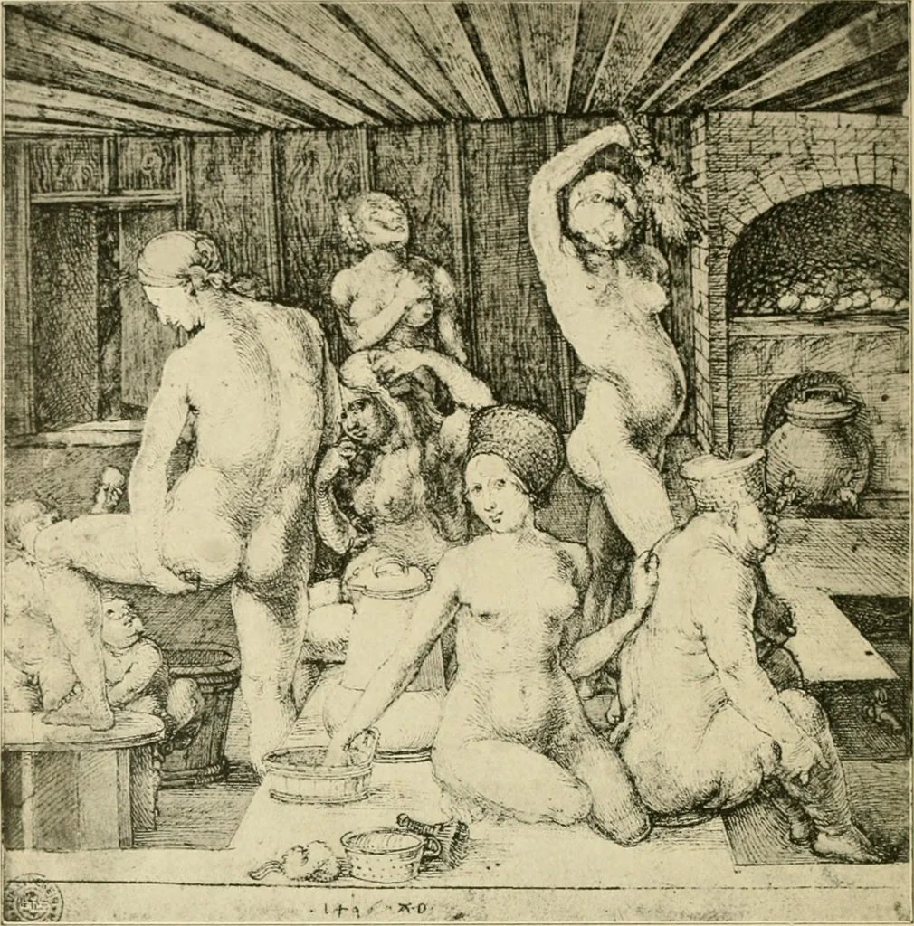 An illustration from Skämtbilden och dess historia i konsten, 1910, leaf 37