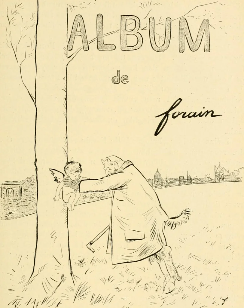 An illustration from Skämtbilden och dess historia i konsten, 1910, leaf 382