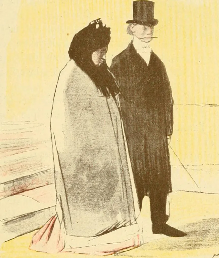 An illustration from Skämtbilden och dess historia i konsten, 1910, leaf 388