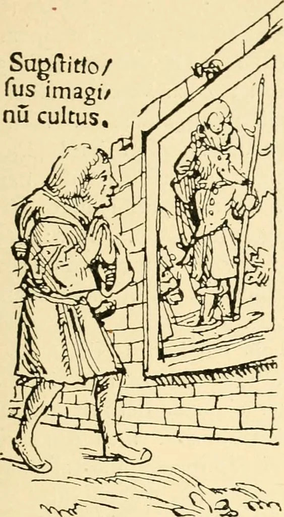 An illustration from Skämtbilden och dess historia i konsten, 1910, leaf 40