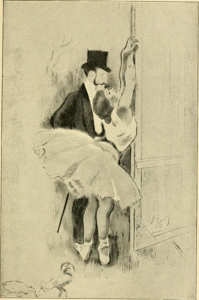 An illustration from Skämtbilden och dess historia i konsten, 1910, leaf 414