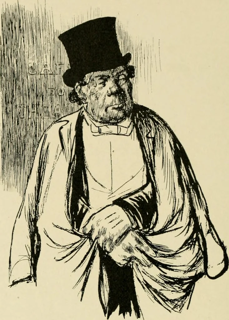 An illustration from Skämtbilden och dess historia i konsten, 1910, leaf 423