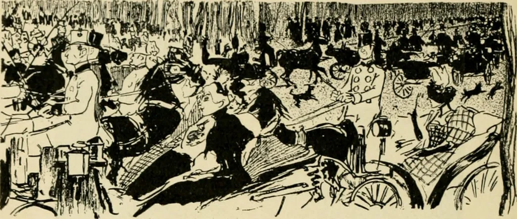 An illustration from Skämtbilden och dess historia i konsten, 1910, leaf 427