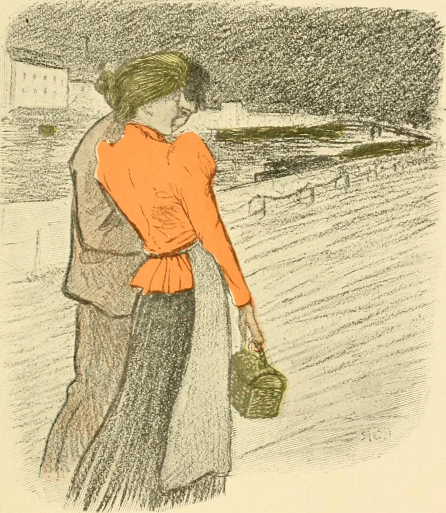 An illustration from Skämtbilden och dess historia i konsten, 1910, leaf 430