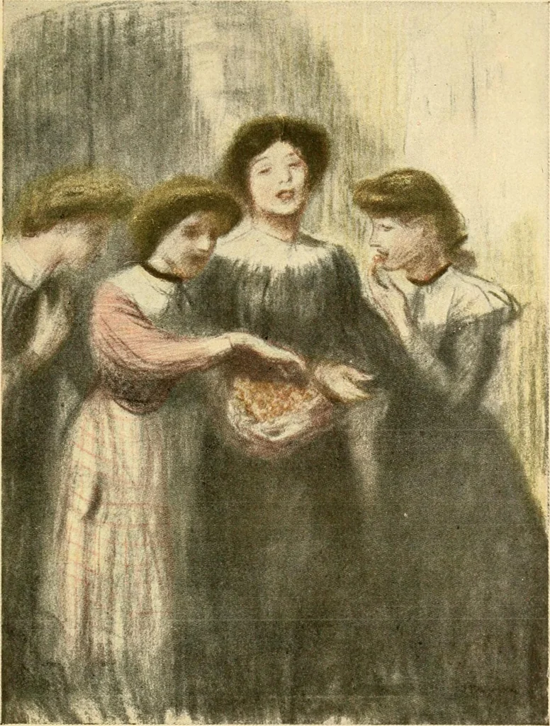 An illustration from Skämtbilden och dess historia i konsten, 1910, leaf 434