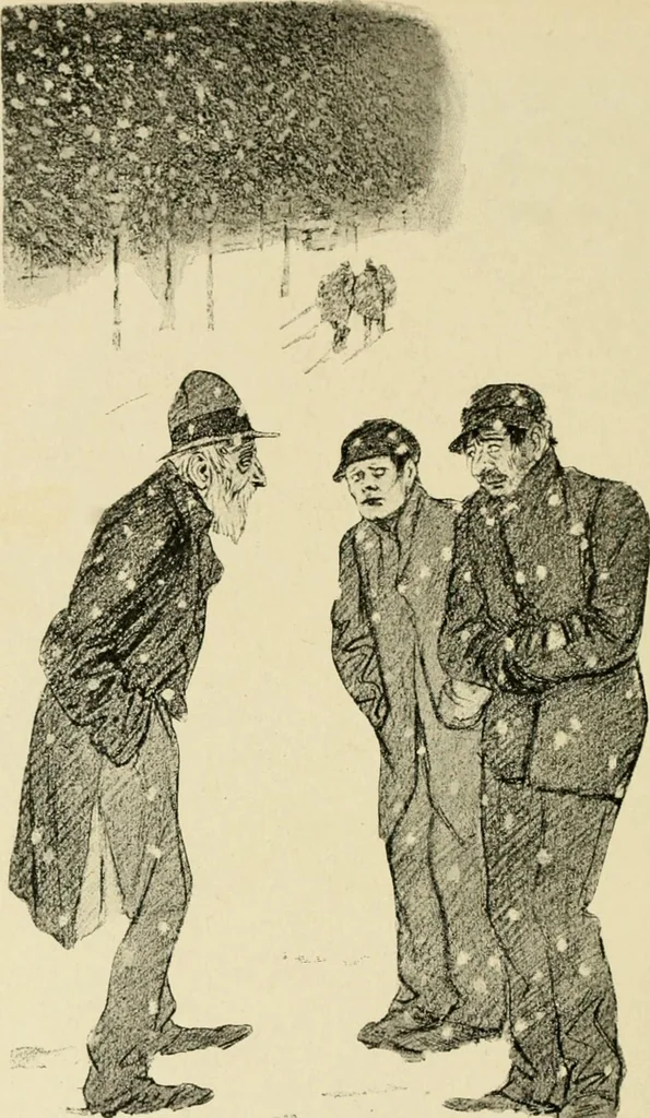 An illustration from Skämtbilden och dess historia i konsten, 1910, leaf 435