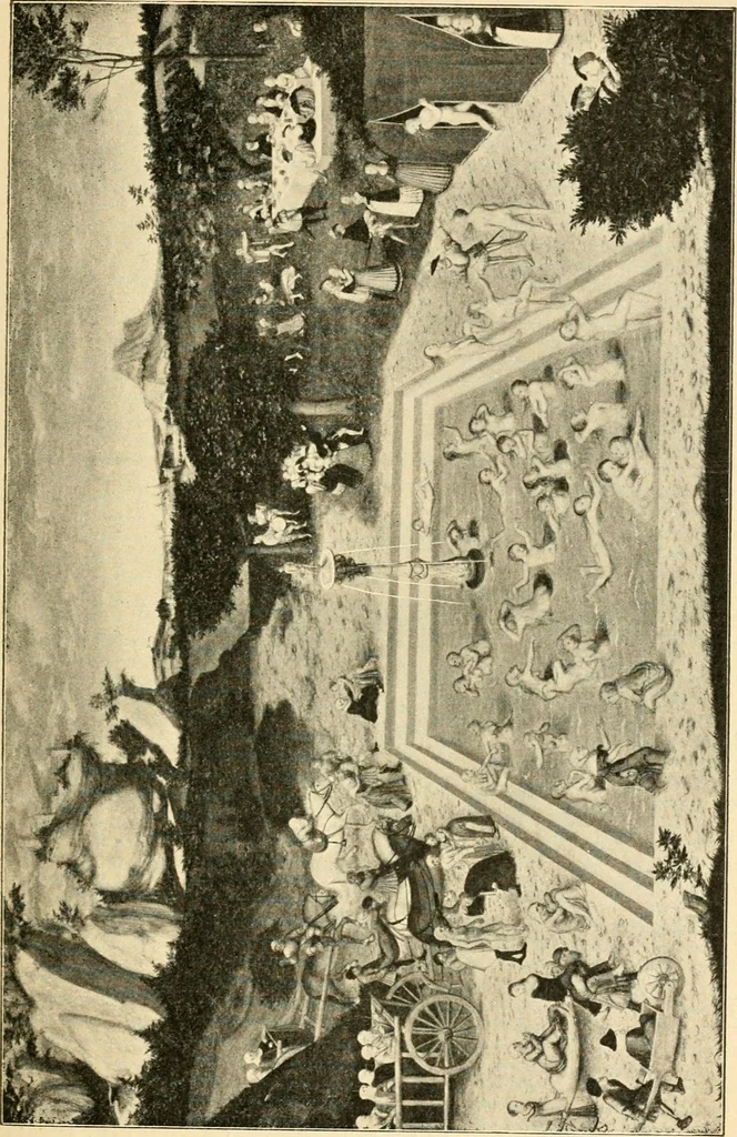 An illustration from Skämtbilden och dess historia i konsten, 1910, leaf 46