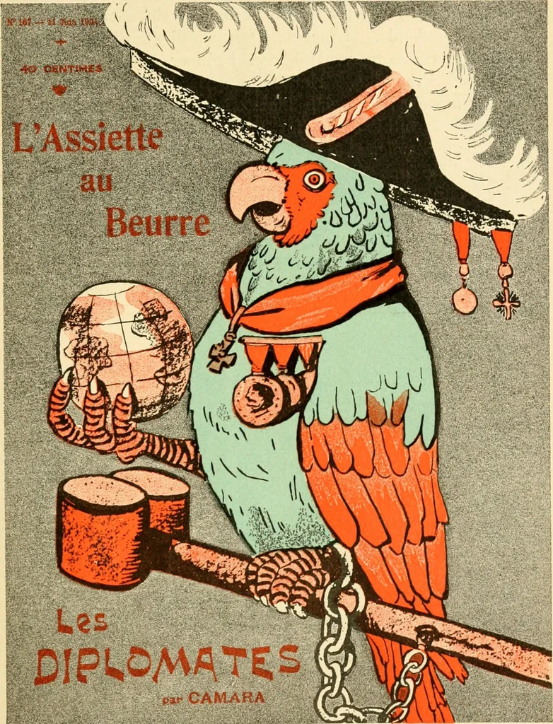 An illustration from Skämtbilden och dess historia i konsten, 1910, leaf 460