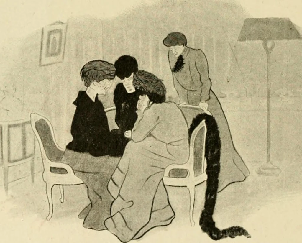An illustration from Skämtbilden och dess historia i konsten, 1910, leaf 461