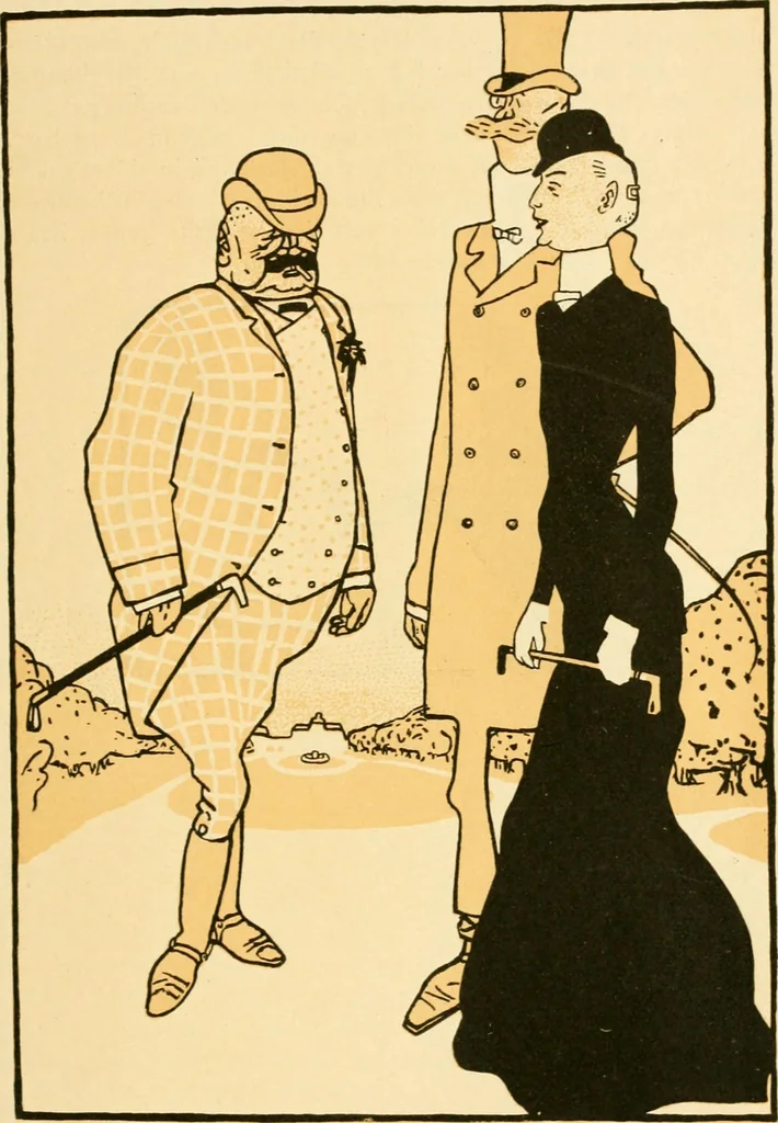 An illustration from Skämtbilden och dess historia i konsten, 1910, leaf 498