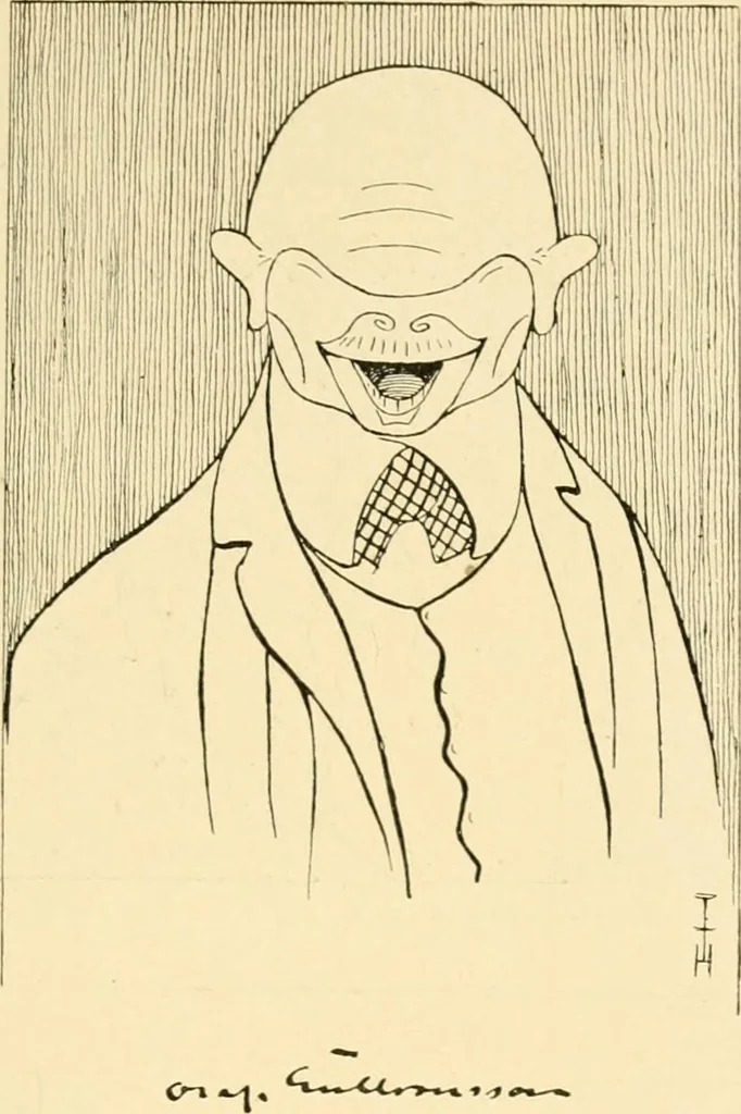 An illustration from Skämtbilden och dess historia i konsten, 1910, leaf 514